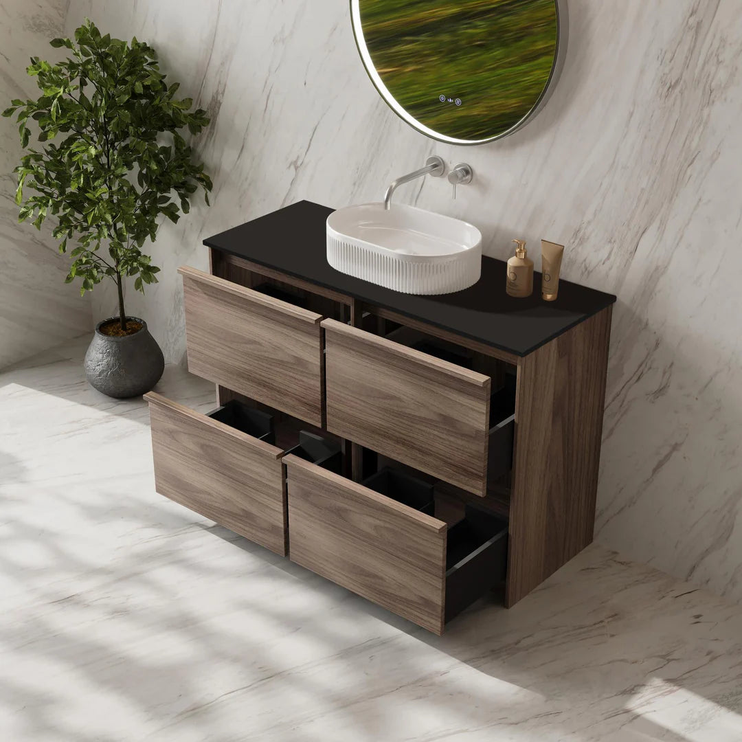 Bella 1200mm Freestanding Cabinet - Notaio Walnut