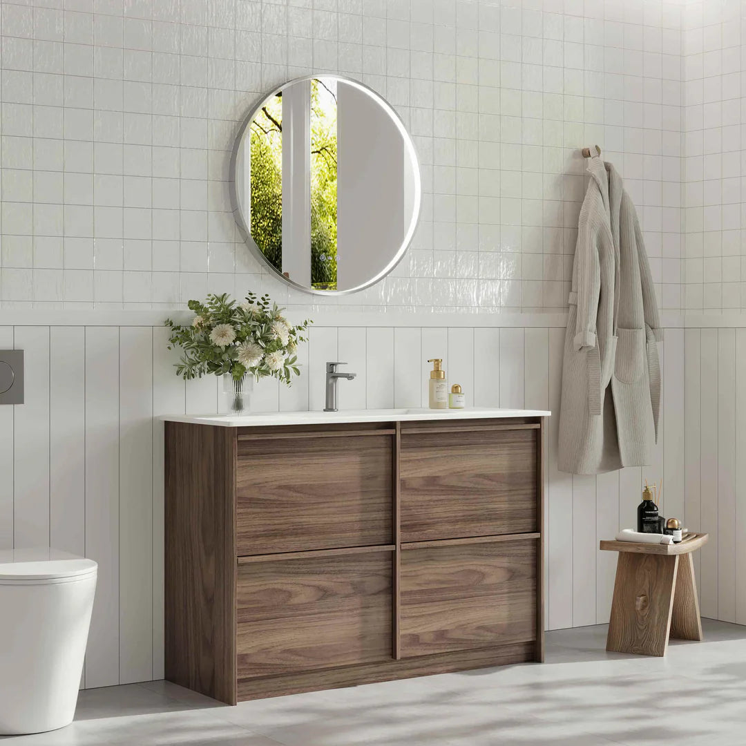 Bella 1200mm Freestanding Cabinet - Notaio Walnut