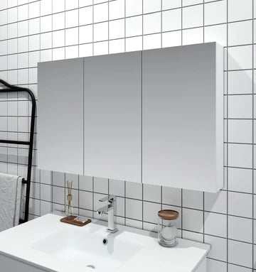 1200mm x 720mm MDF Shaving Cabinet - Gloss White