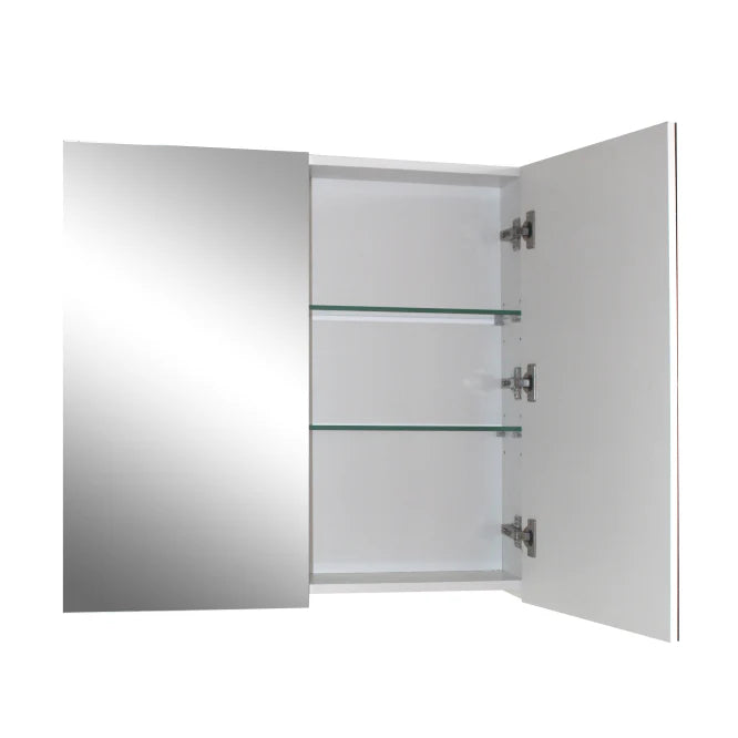 PVC Shaving Cabinet 750mm 720mm - Gloss White