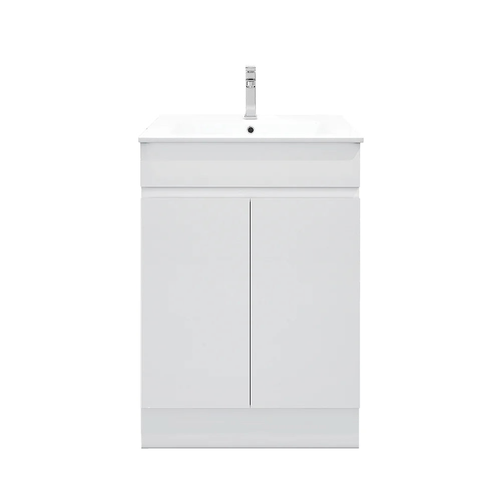 BIANCA 600mm PVC Slim Freestanding Vanity