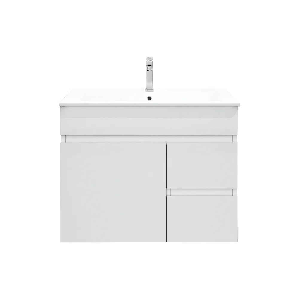 BIANCA 750mm PVC Wall-Hung Vanity (RHD)