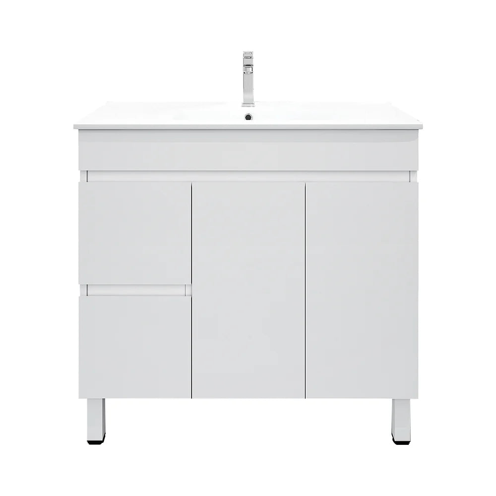 BIANCA 900mm PVC Freestanding Vanity (LHD) and (RHD)
