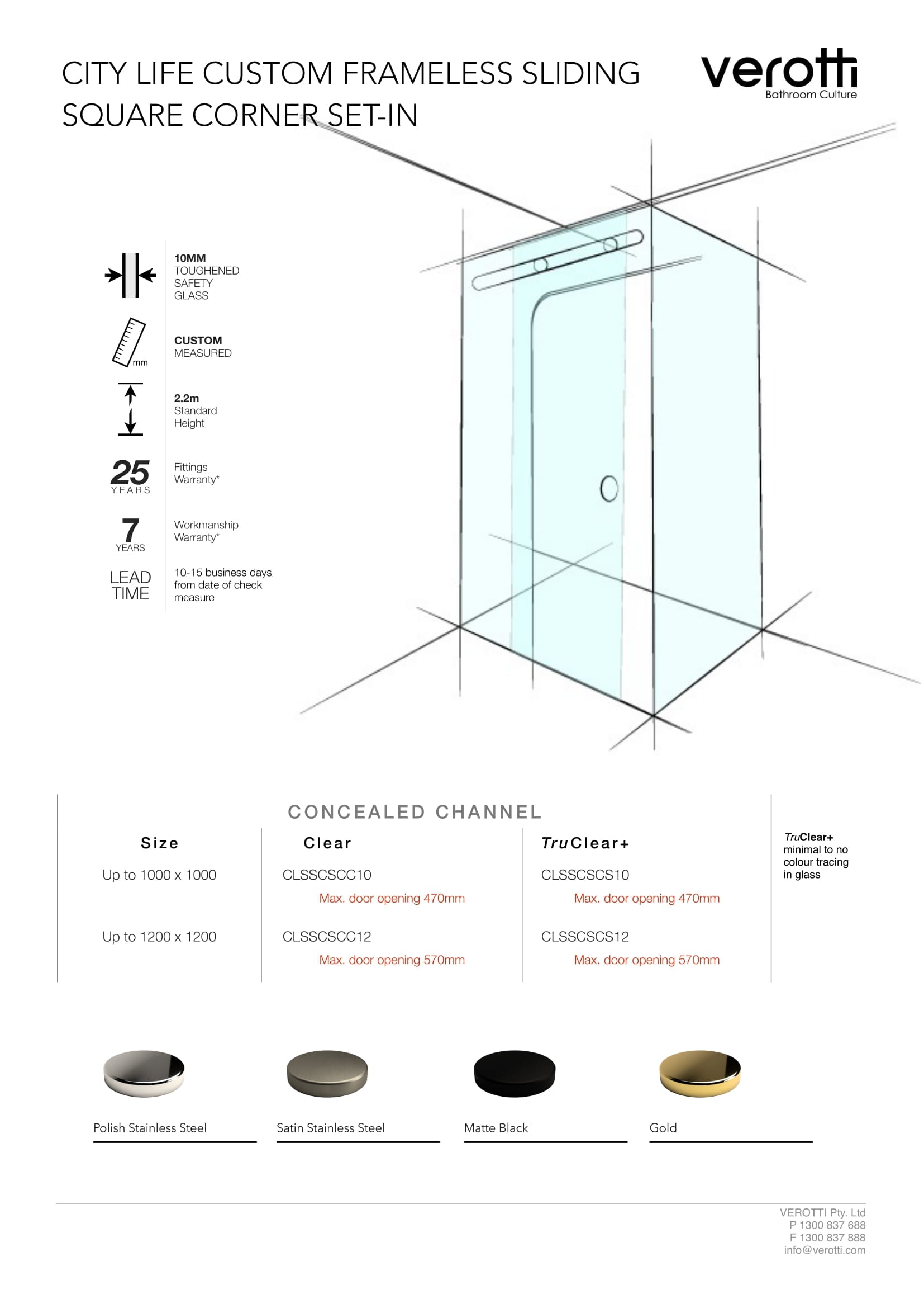 City Life Custom Frameless Sliding Series