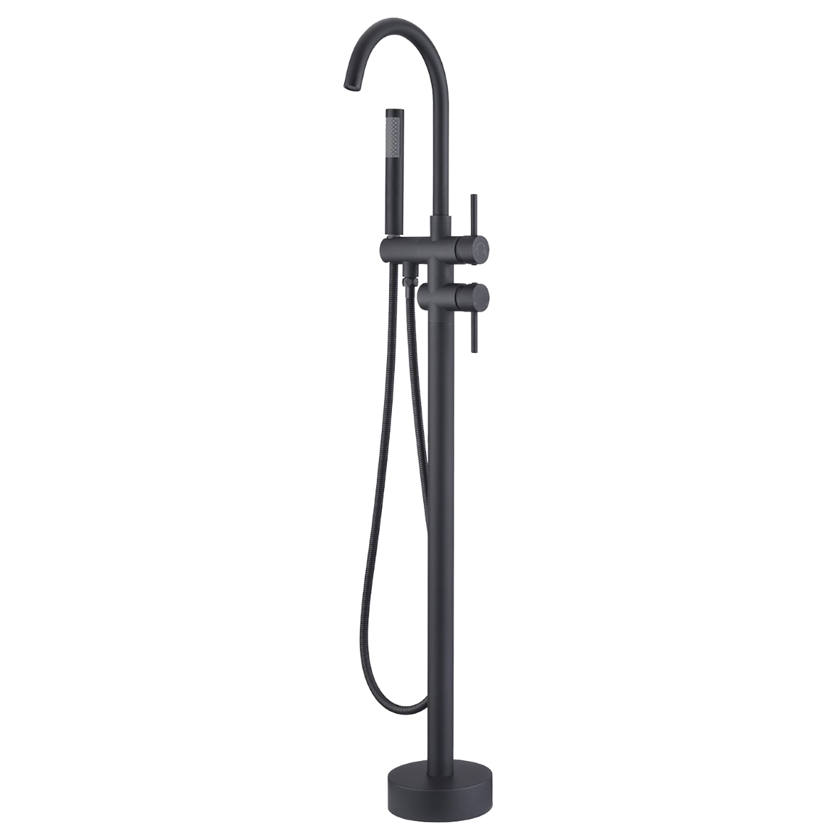 City Life Inox Freestanding Bath Filler w/ Hand Shower & Diverter