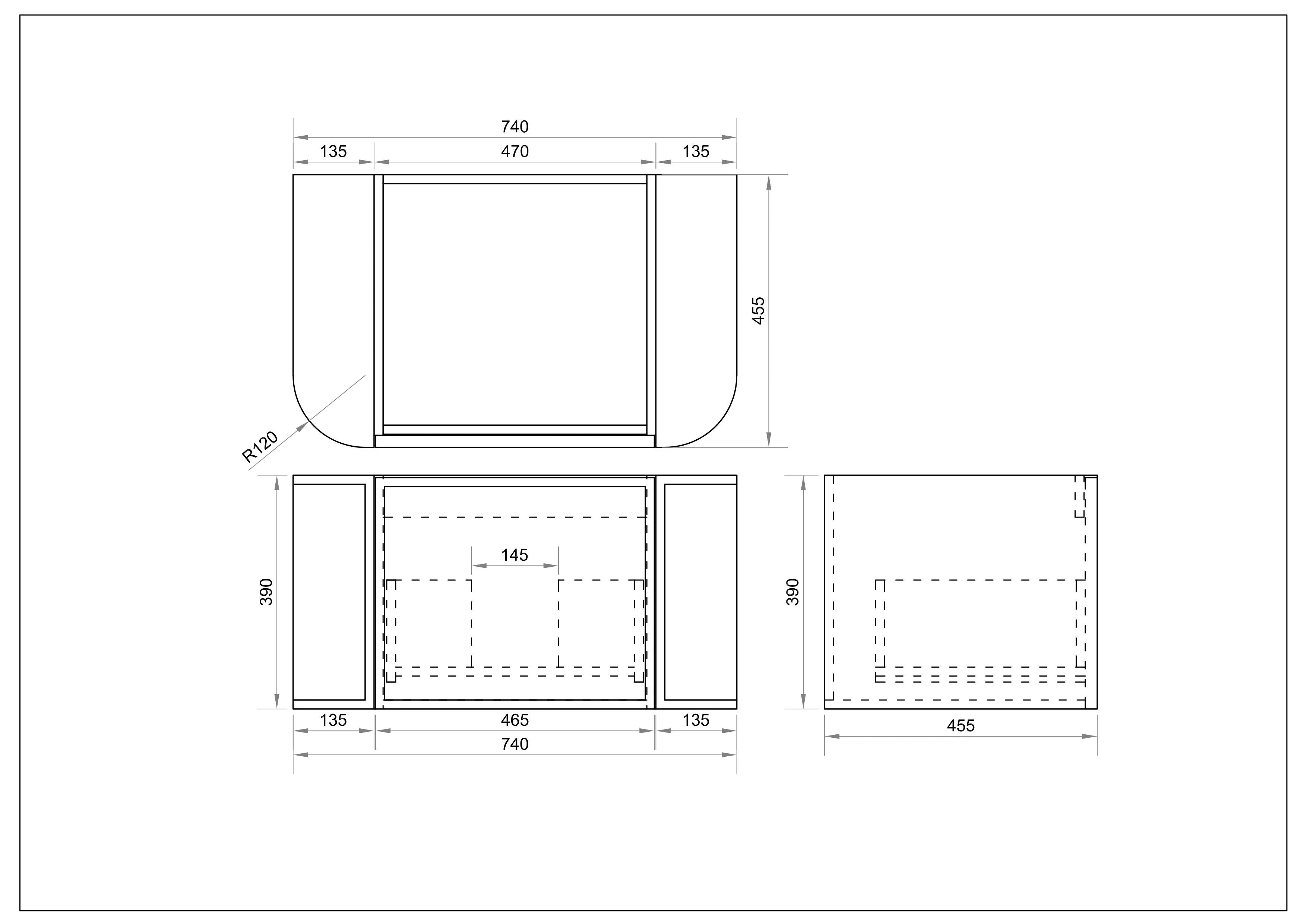 Elva 750mm Wall-Hung Cabinet - Natural Oak