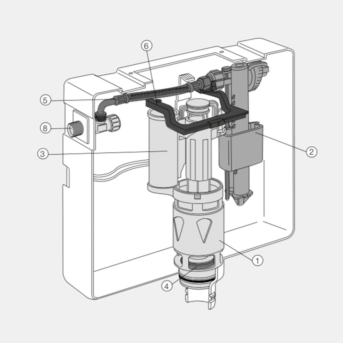 VALSIR EVOLUT SPARE PARTS - Stop Valve 3/8'' VS0868310