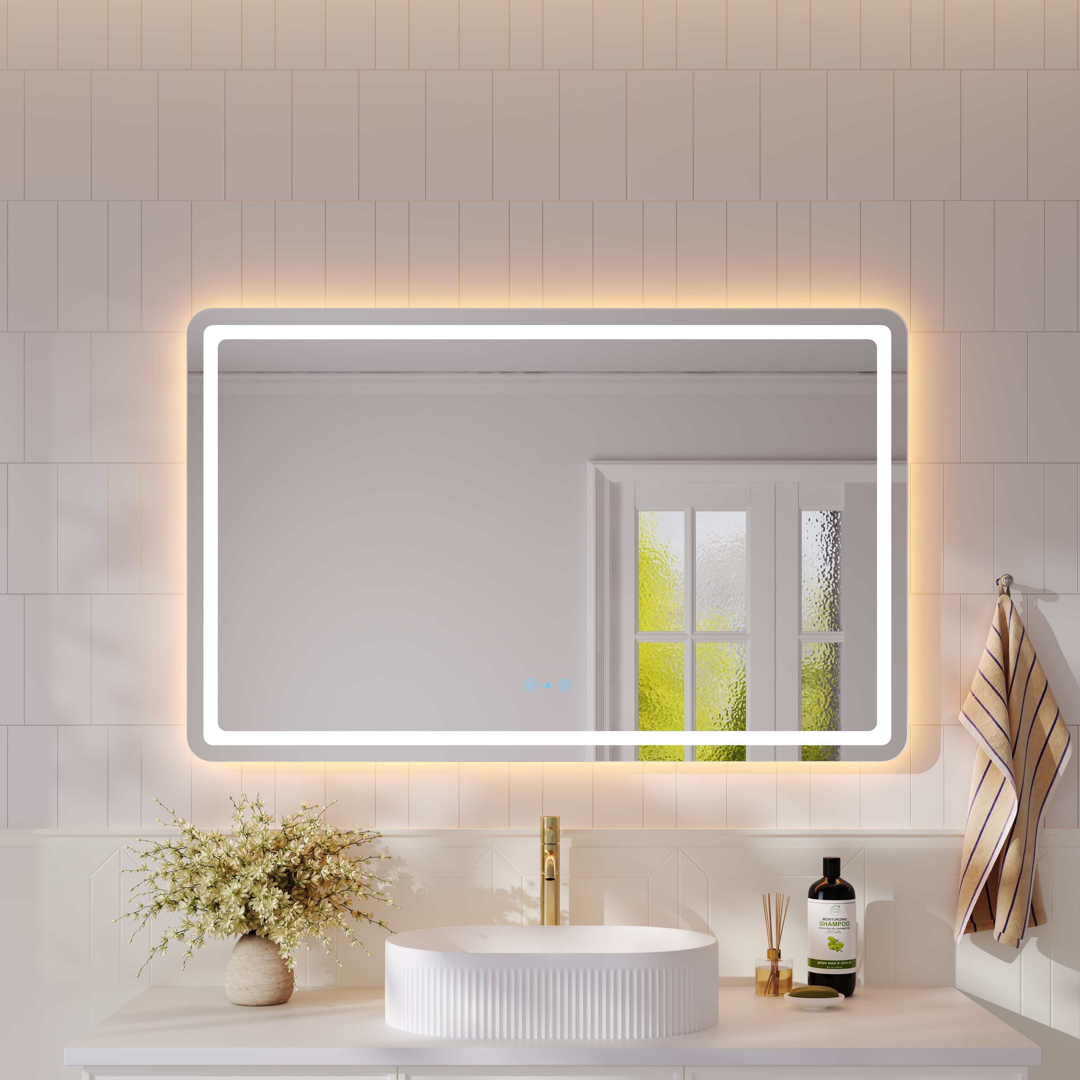 Freya 1200×750mm LED Rectangular Mirror