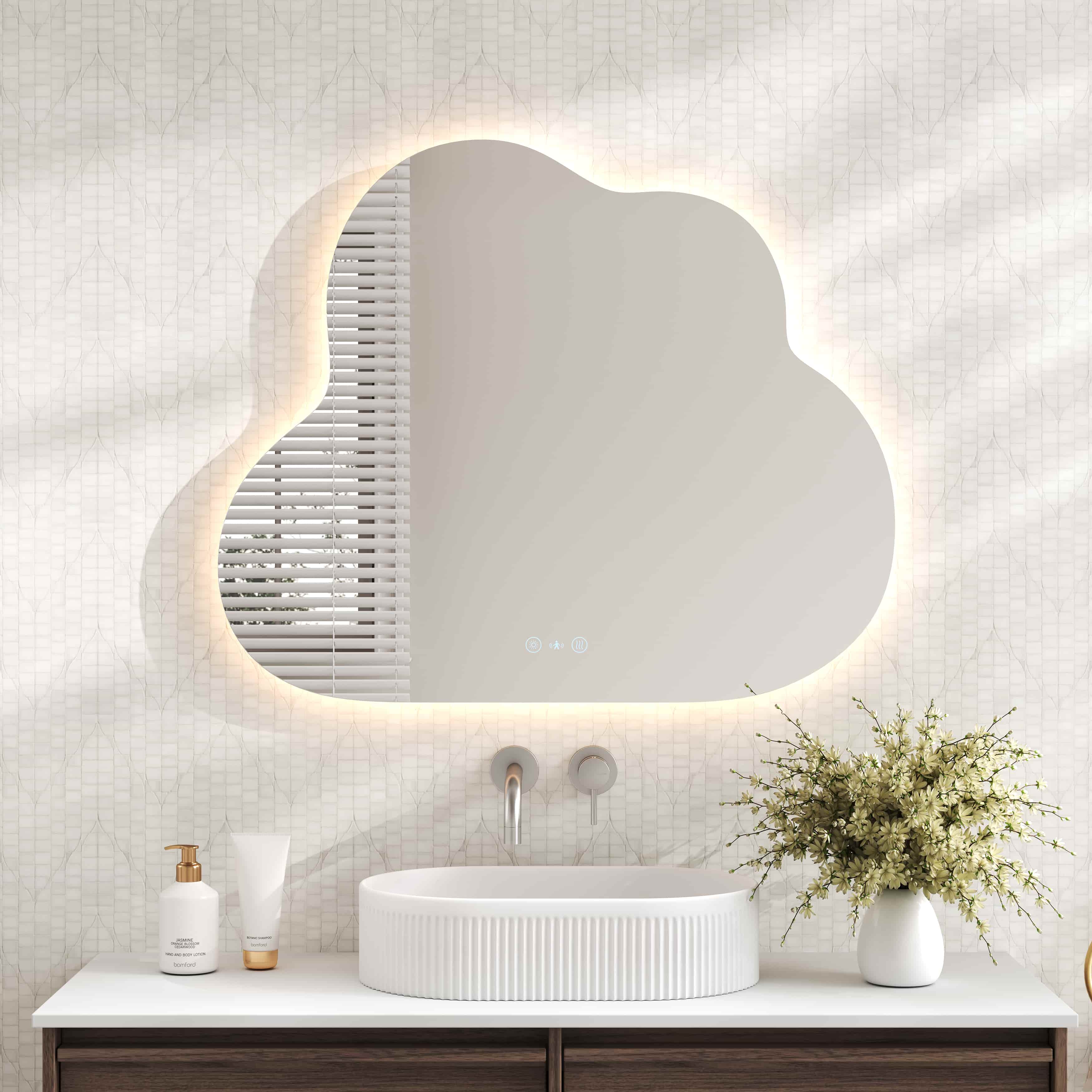 Luna 700×1000mm LED Cloud Mirror