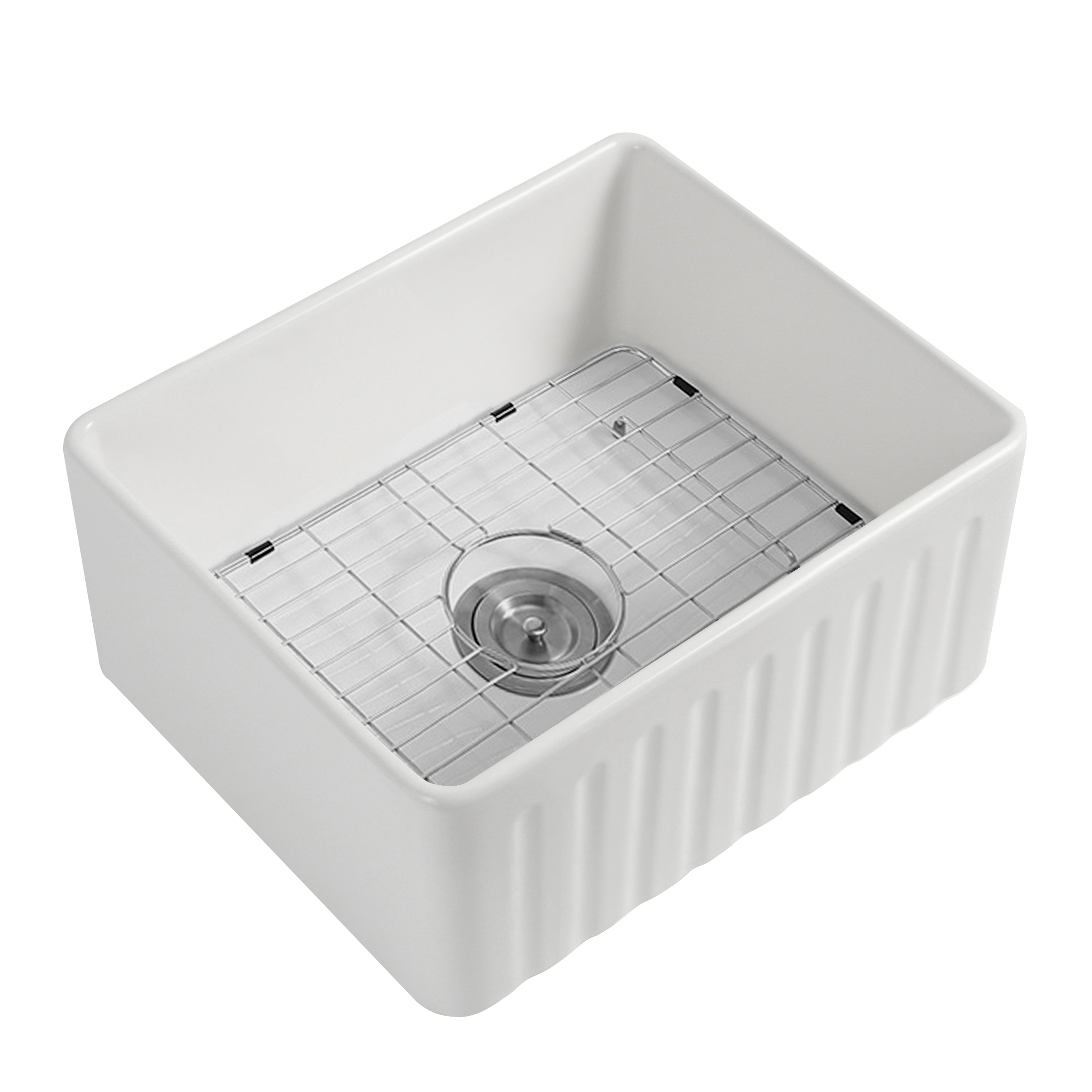 Rocca Fine Fireclay Farm House Butler Sink 610mm x 459mm x 254mm