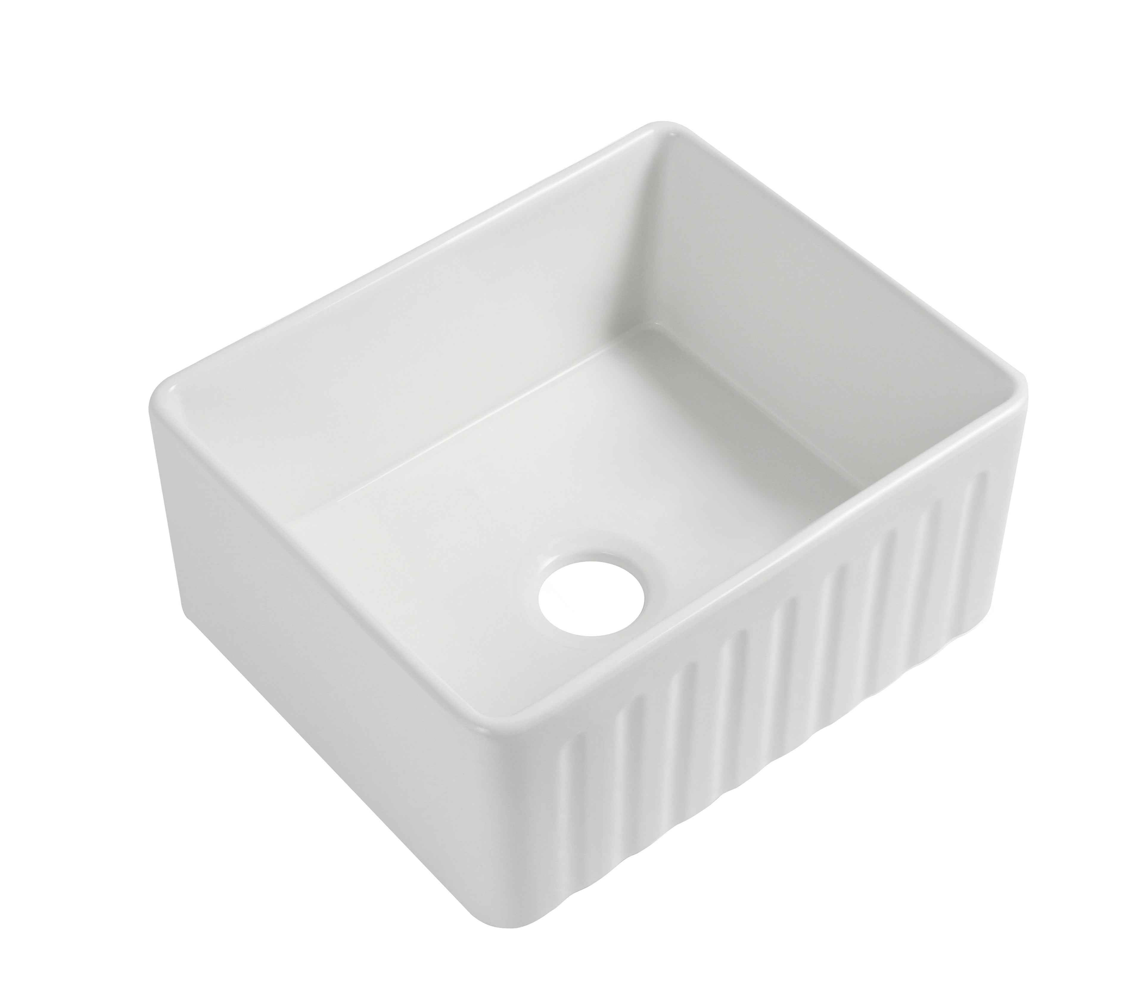 Rocca Fine Fireclay Farm House Butler Sink 610mm x 459mm x 254mm