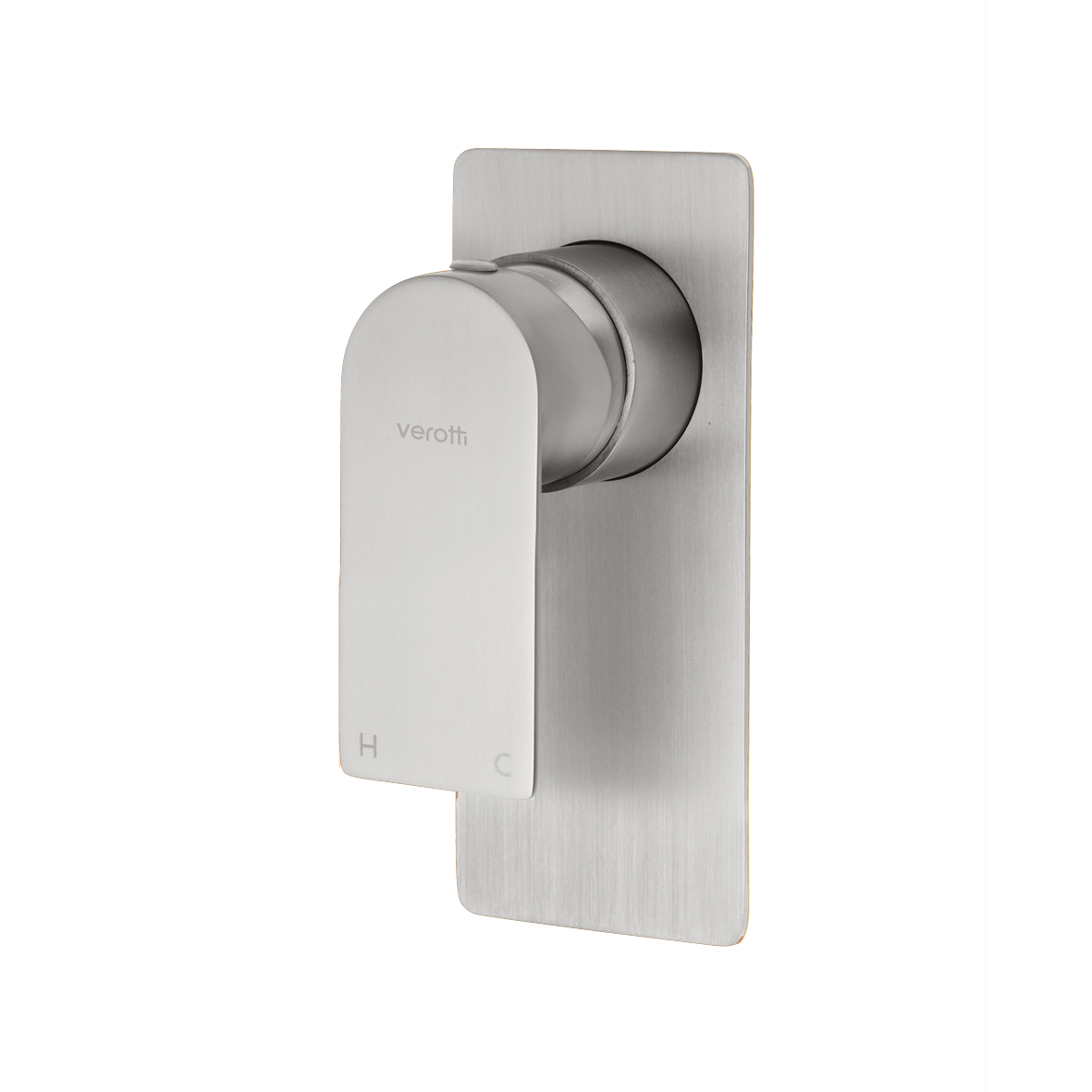 Luci Inox Shower Or Bath Mixer Soft Rectangular