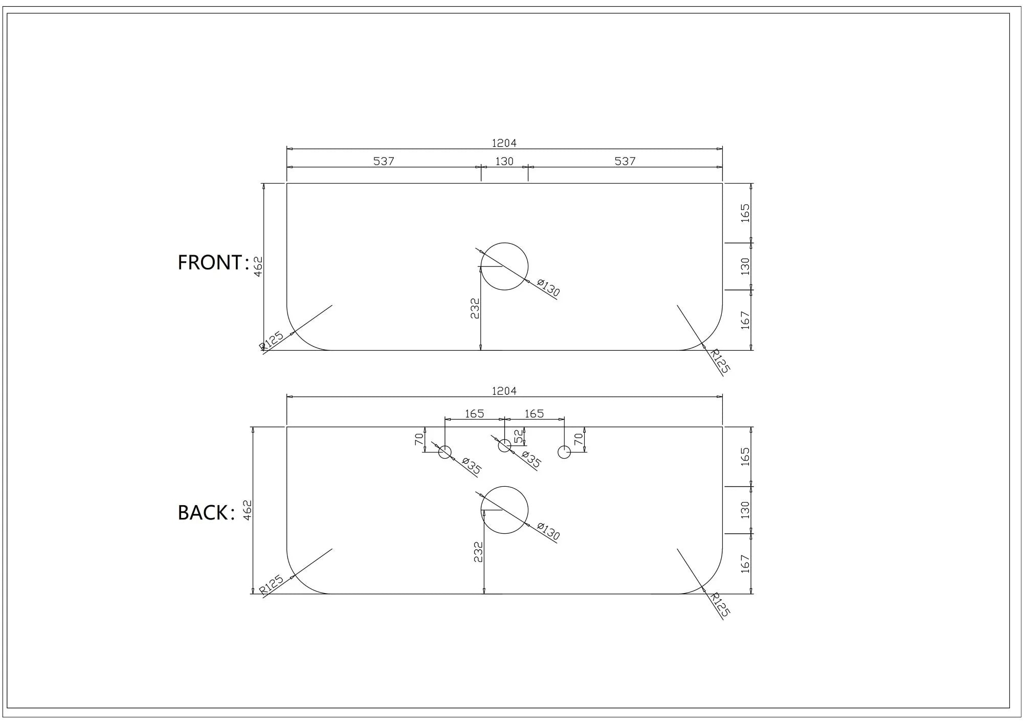 Elva 1200mm Wall-Hung Cabinet - Natural Oak