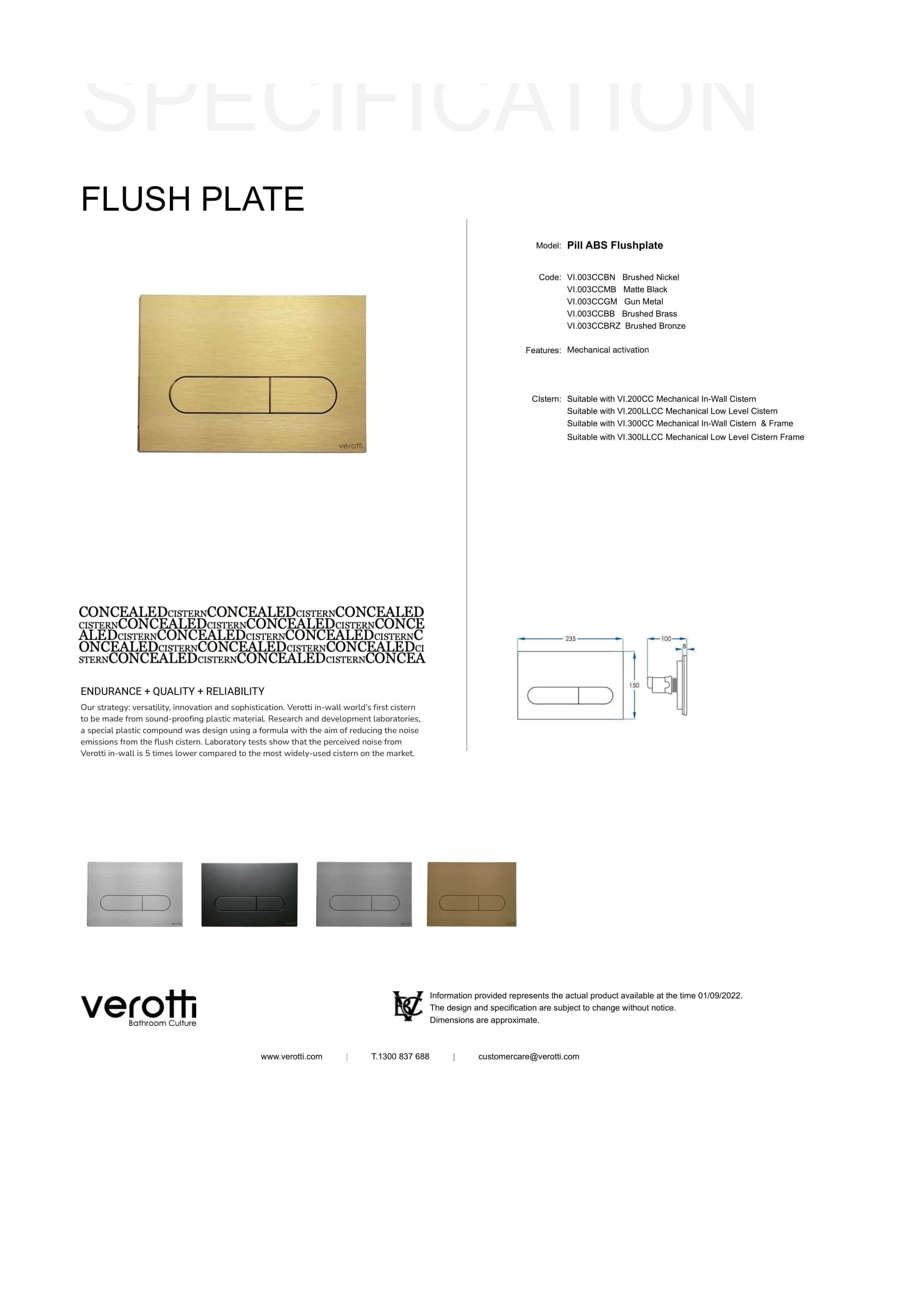 LUCI SLIM IN-WALL TOILET PACKAGE