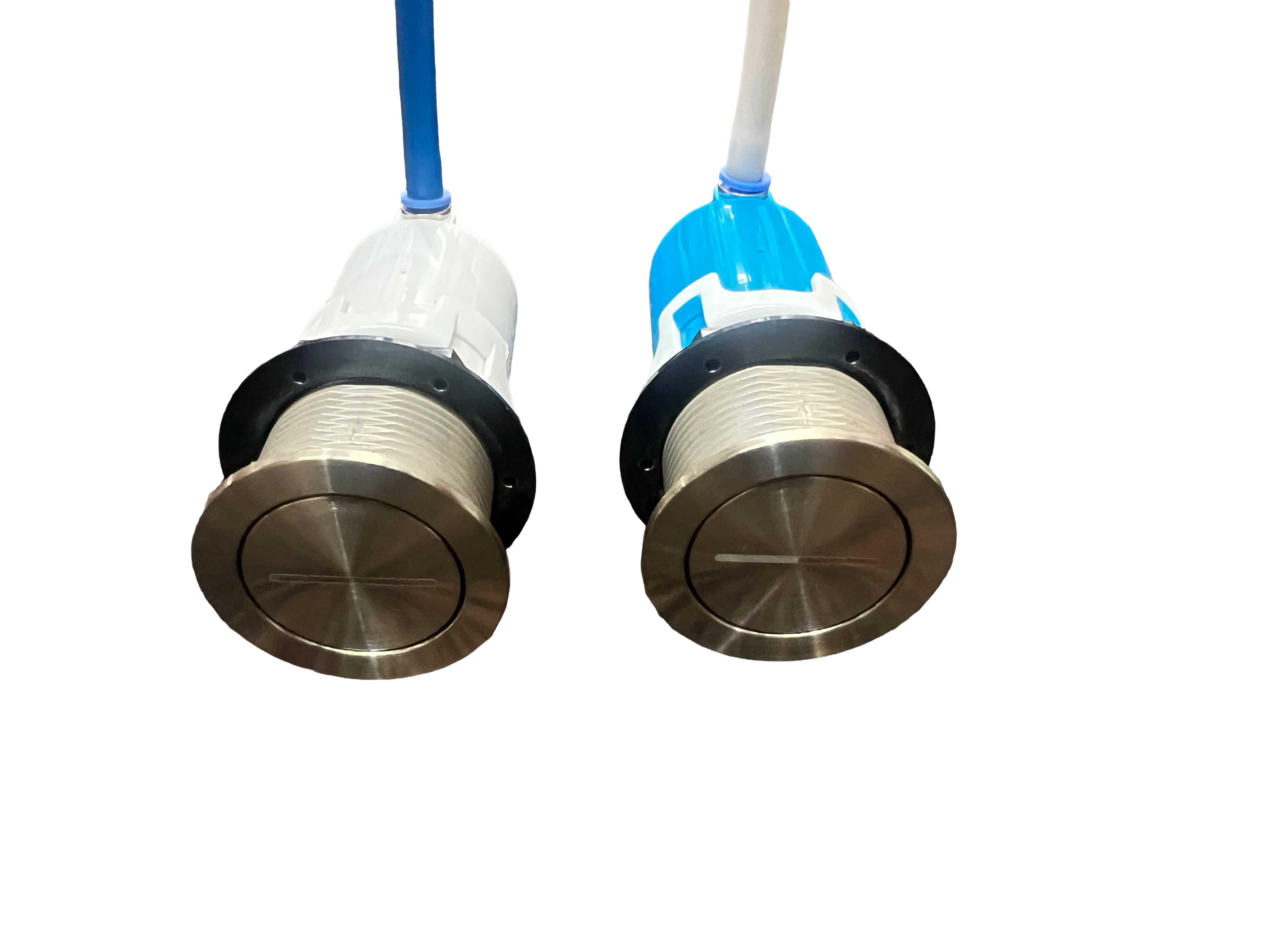 REMOTE ROUND FLUSH BUTTONS - Pneumatic