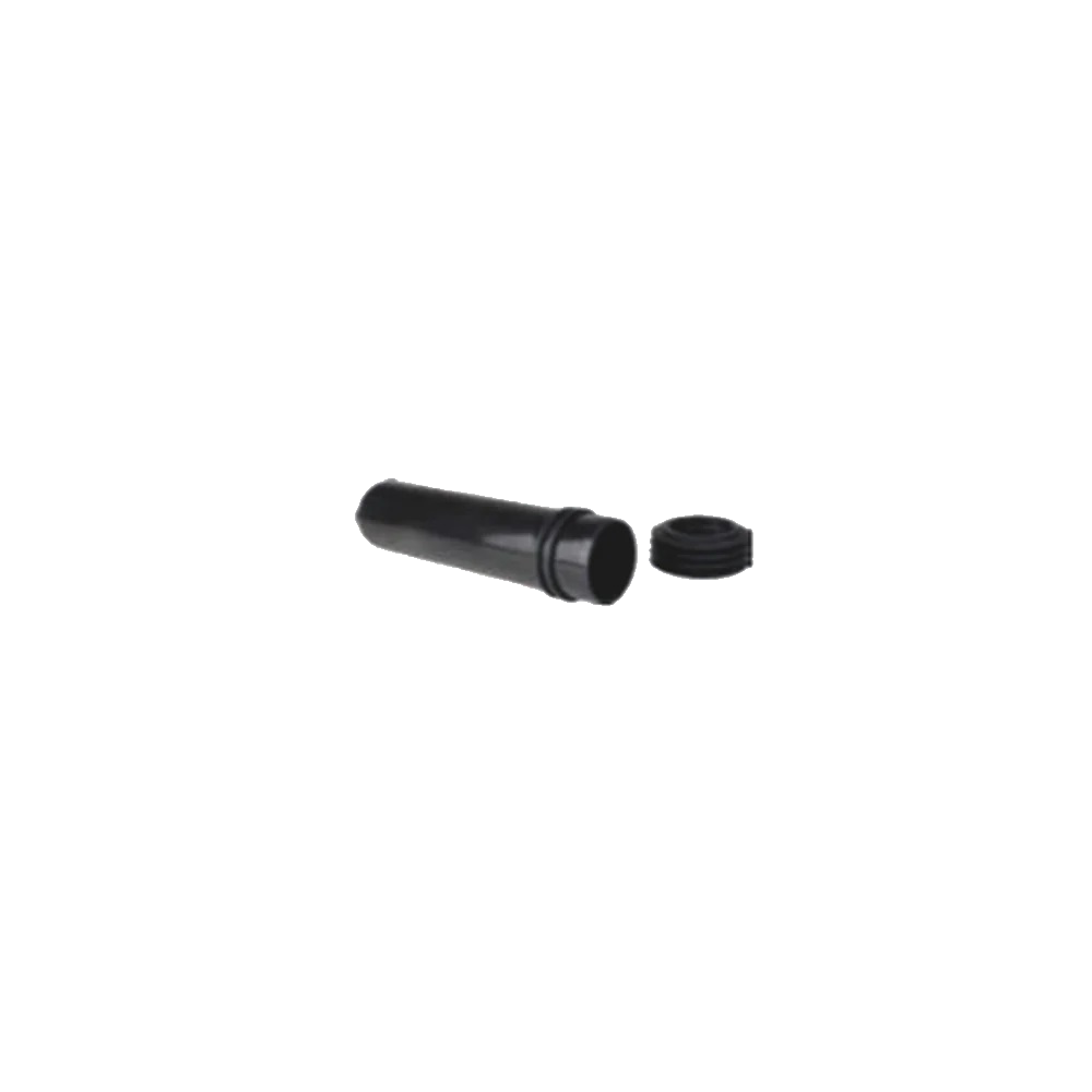 PP connection pipe for WC D 45 L 195 with ⌀ 44 grommet
