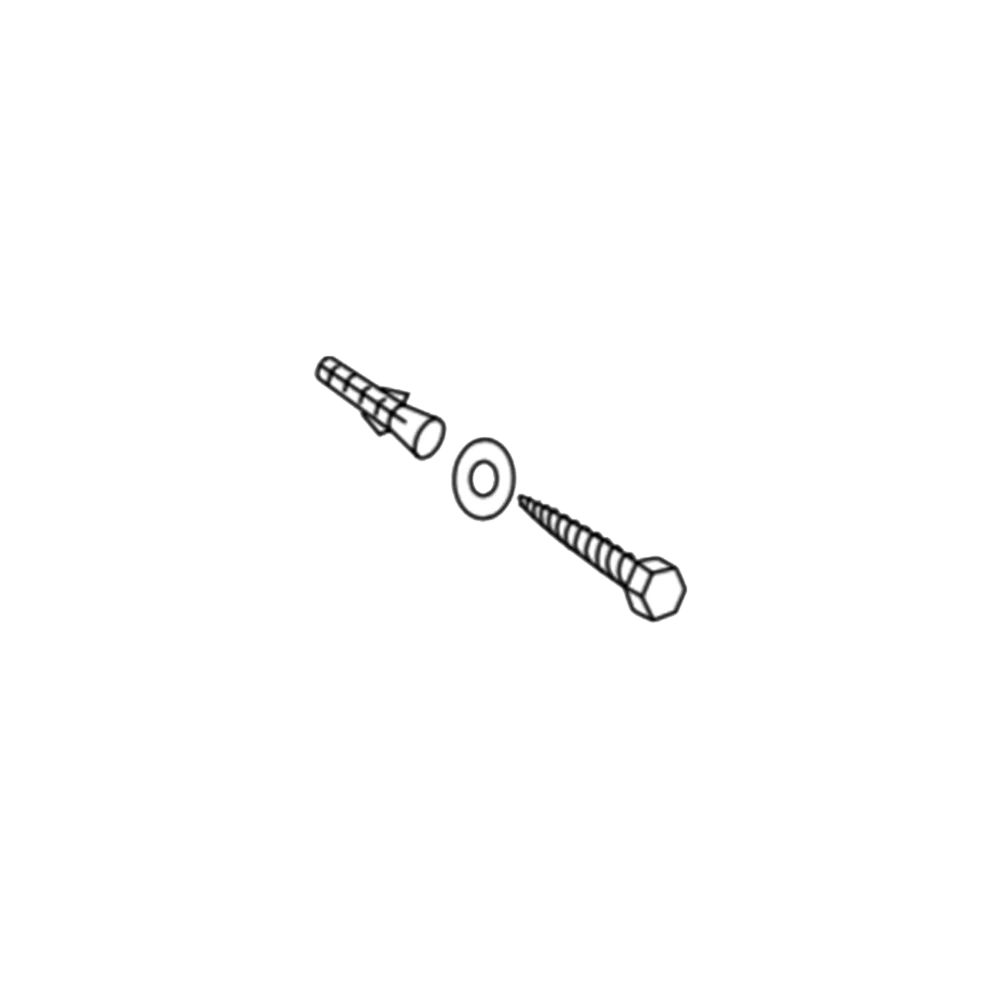 Screwing and anchors for attaching frame (4 pcs) ⌀ 10 - VS0805128