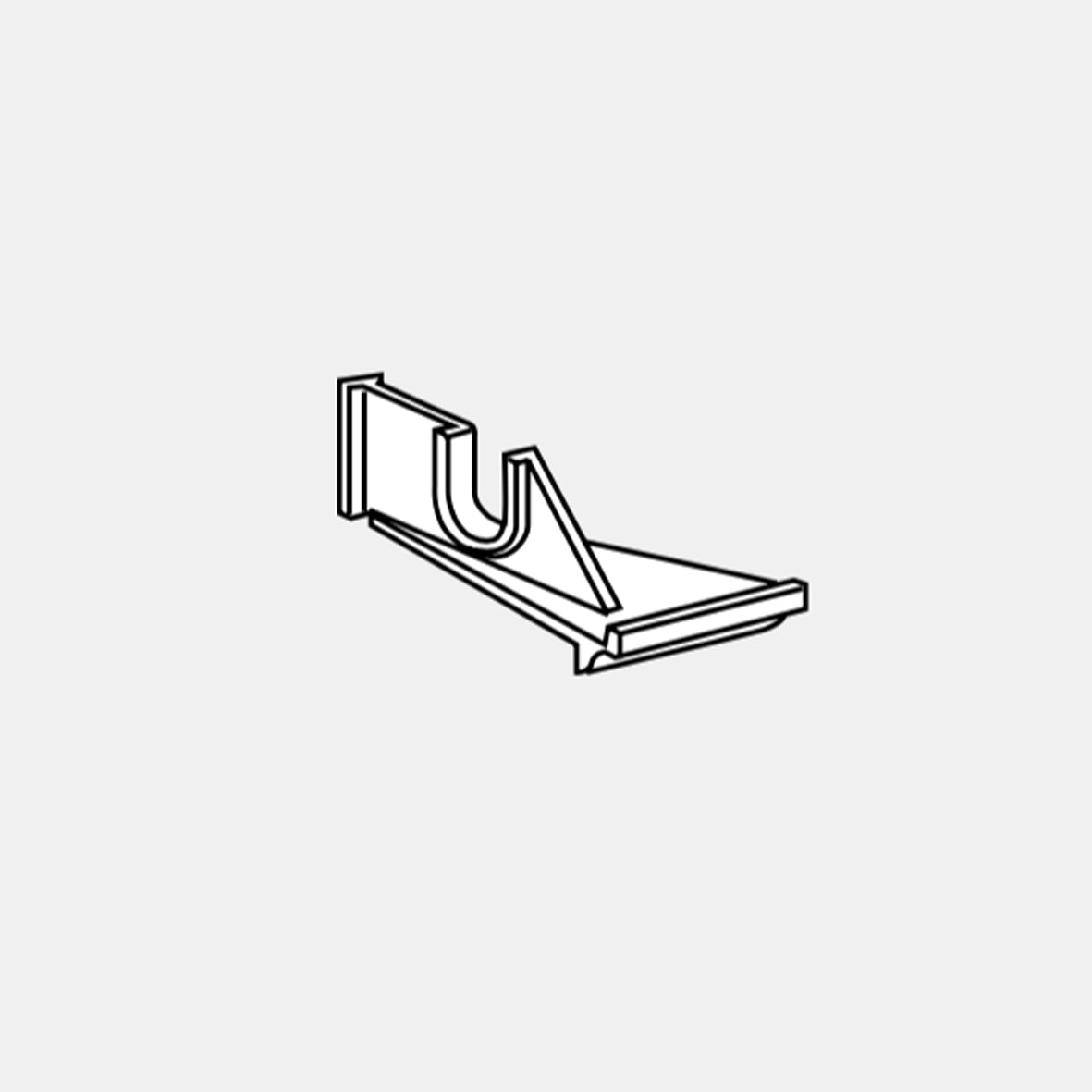 VALSIR RIOS SPARE PARTS - BRACKET FOR FIXING INLET VALVE 1996 - 2007 VS0820378