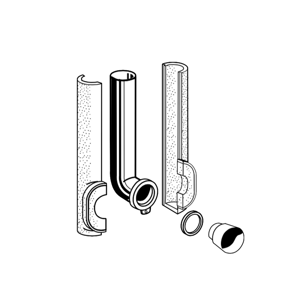 VALSIR TROPEA 3 - VS0866580 FLUSH PIPE KIT