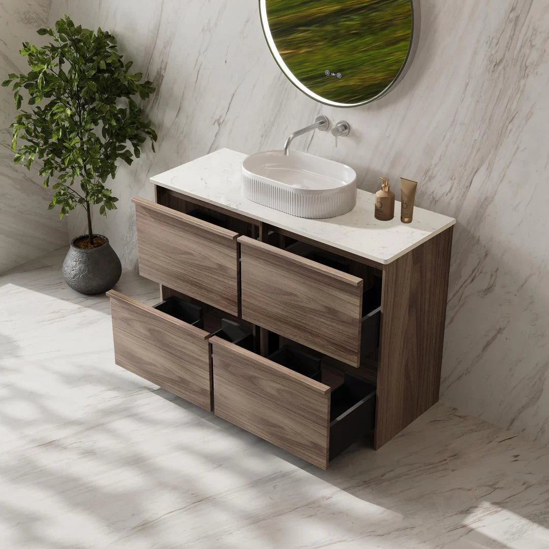 Bella 1200mm Freestanding Cabinet - Notaio Walnut