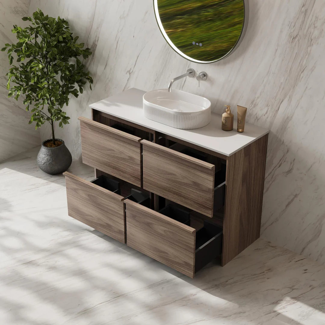 Bella 1200mm Freestanding Cabinet - Notaio Walnut