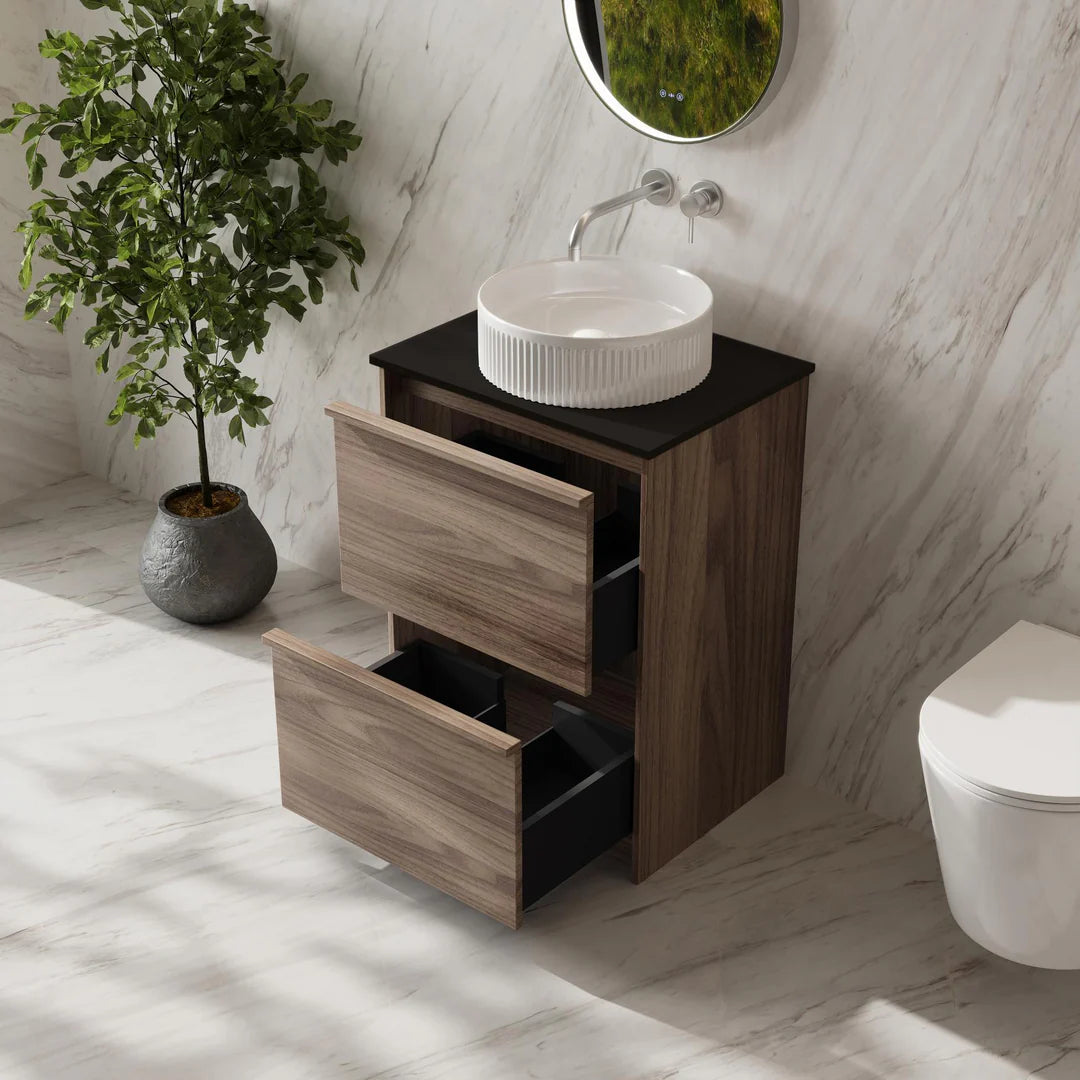 Bella 600mm Freestanding Cabinet - Notaio Walnut