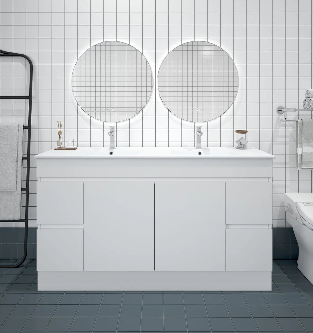 BIANCA 1500mm PVC Freestanding Vanity
