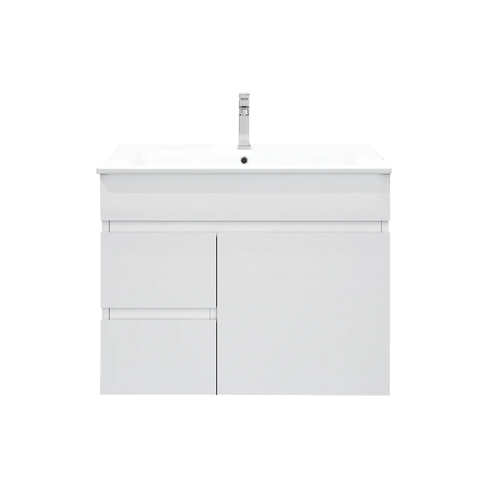 BIANCA 750mm PVC Wall-Hung Vanity (LHD)
