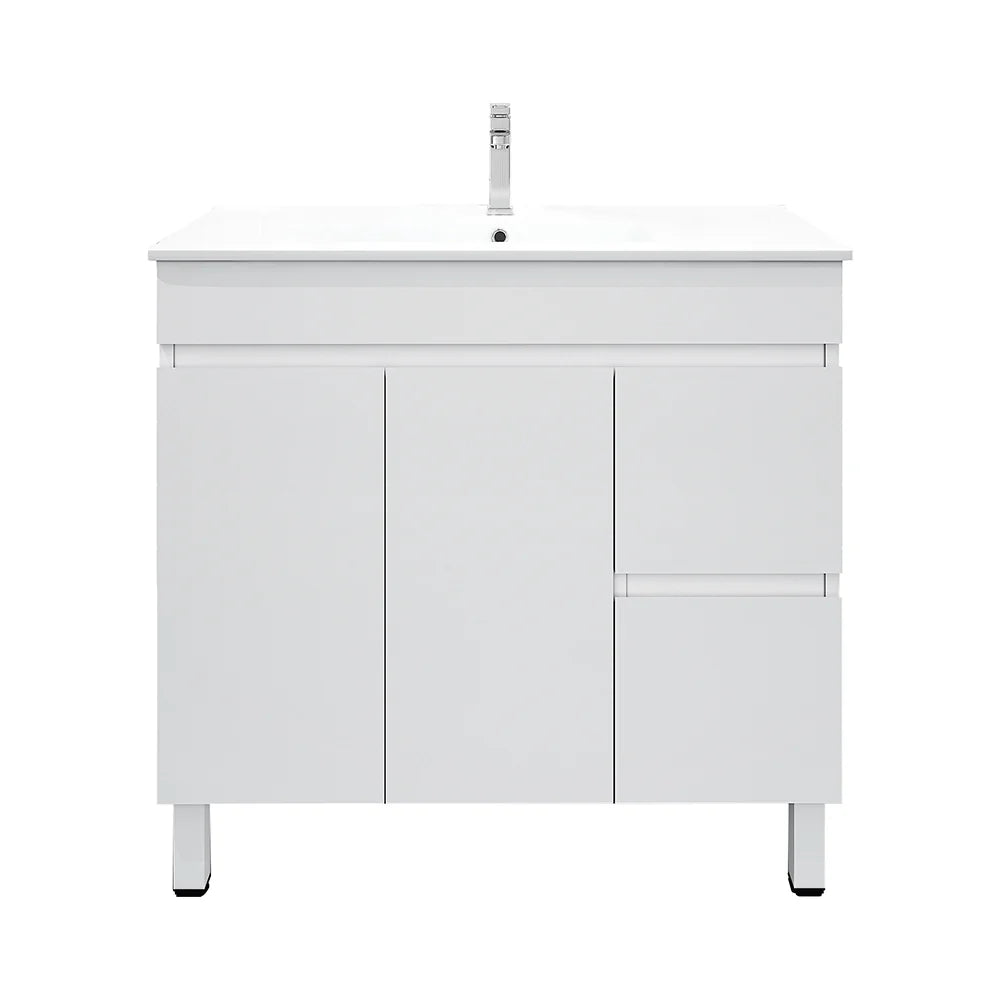 BIANCA 900mm PVC Freestanding Vanity (LHD) and (RHD)