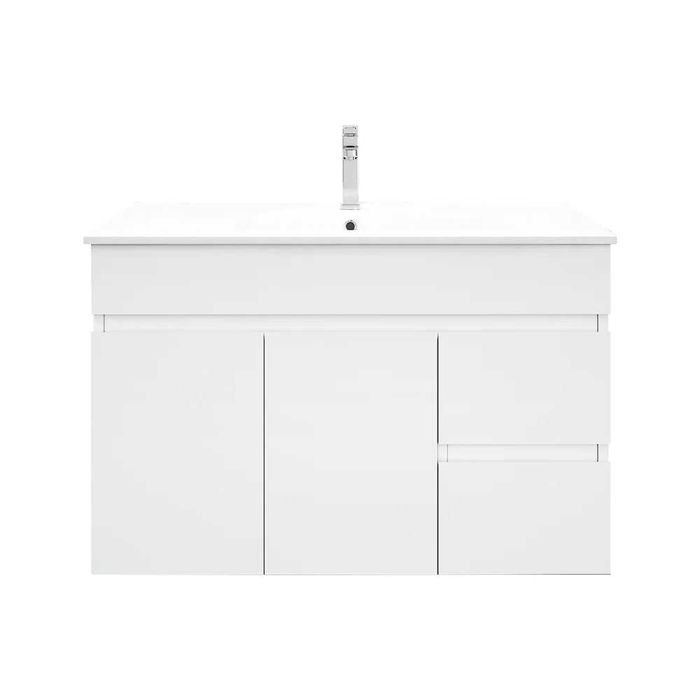 BIANCA 900mm PVC Wall-Hung Vanity (RHD)