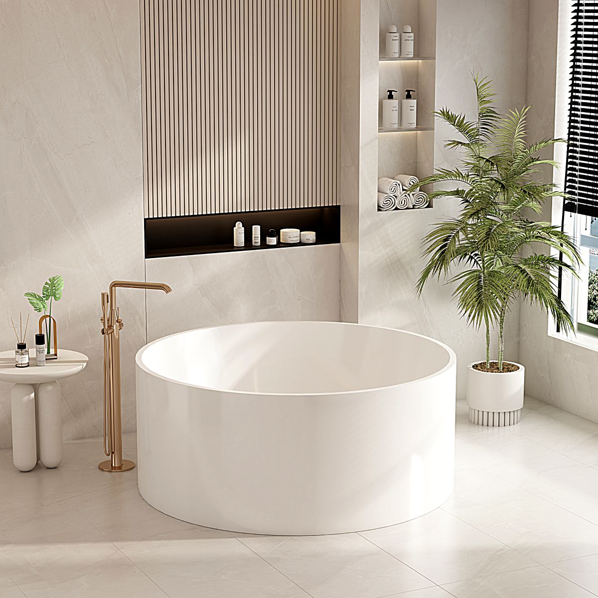 Cole Freestanding Acrylic Bathtub