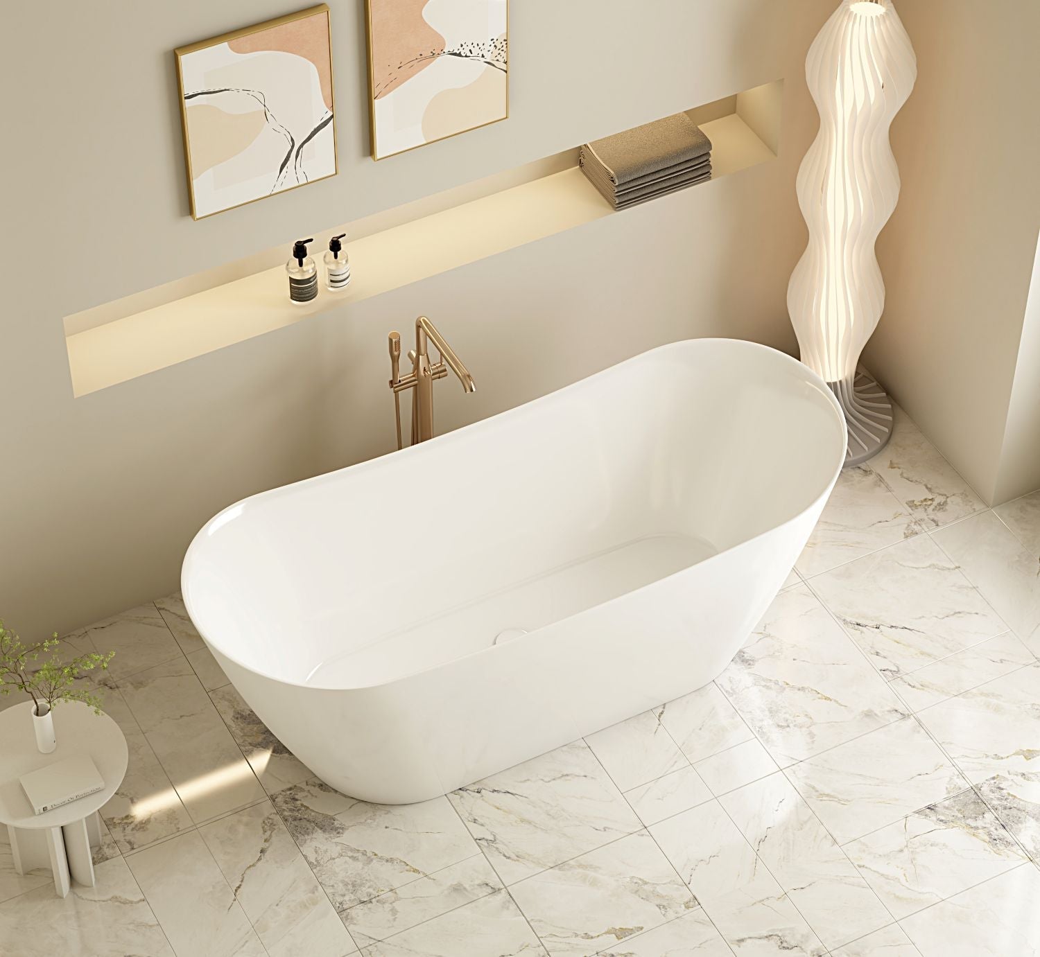 Disney Ultra-Thin Freestanding Bathtub