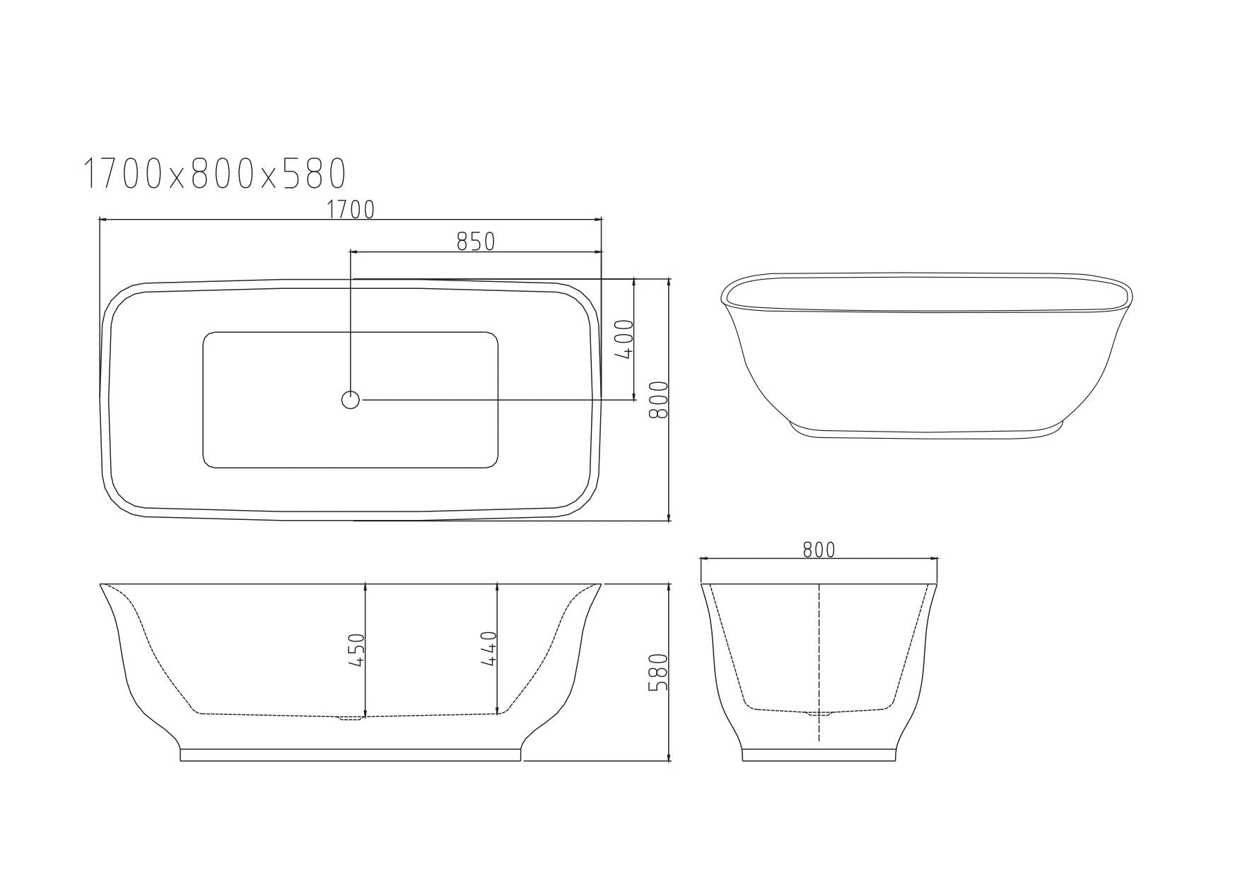 Libra Freestanding Bathtub