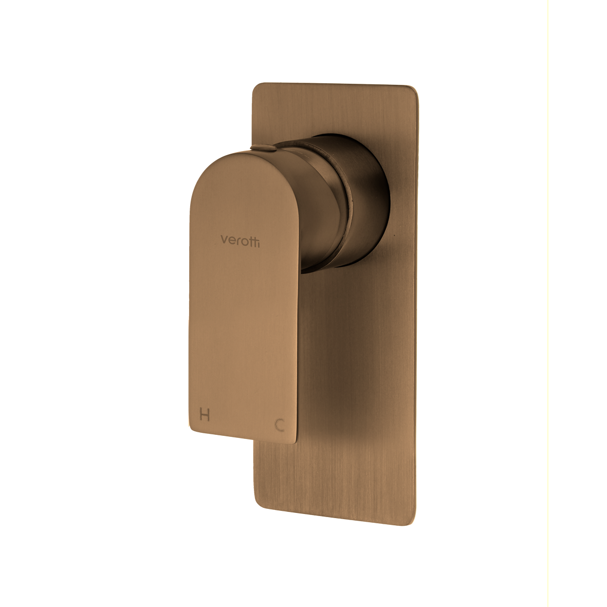 Luci Inox Shower Or Bath Mixer Soft Rectangular