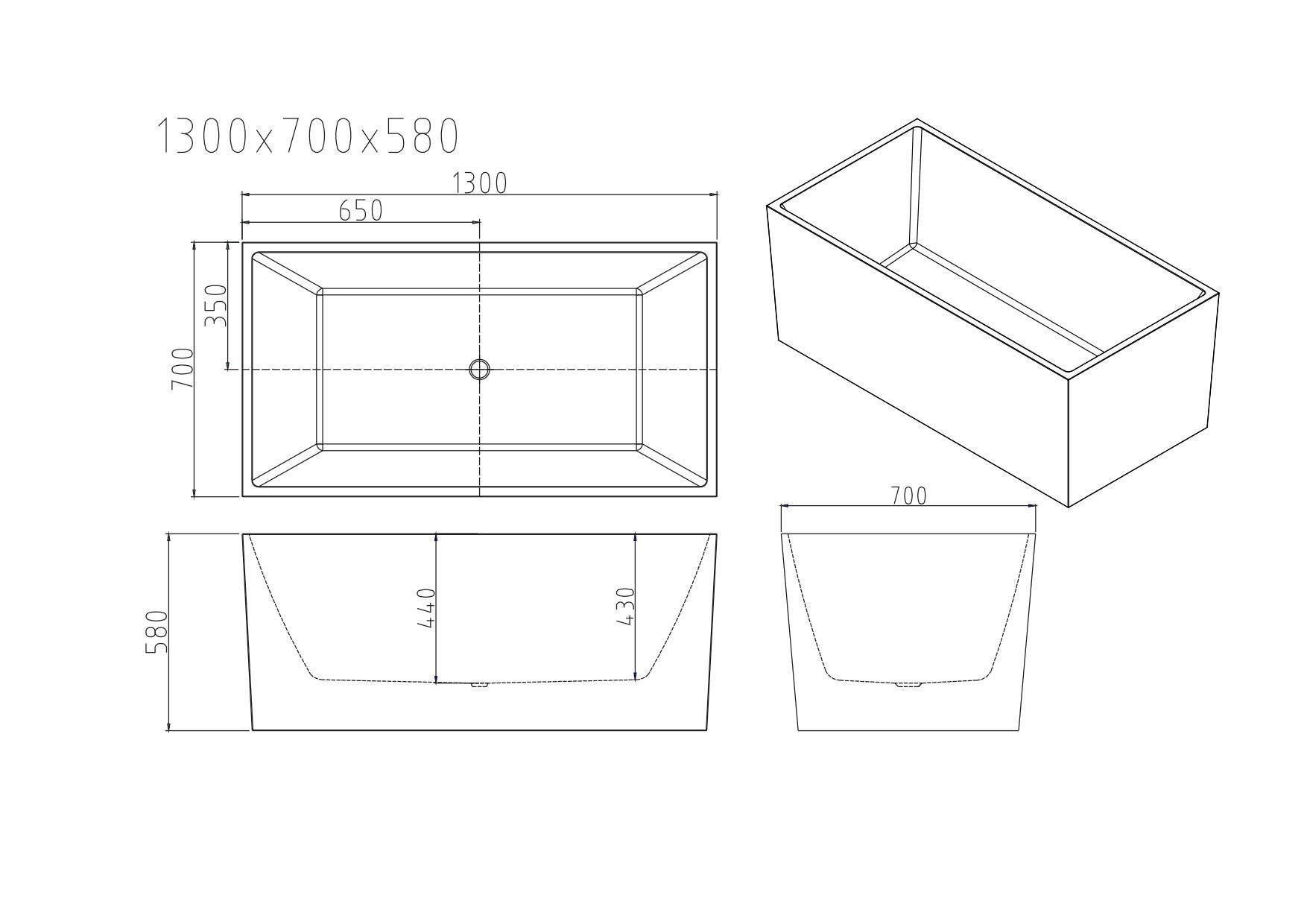 Orta Multi-Fit Freestanding Bathtub