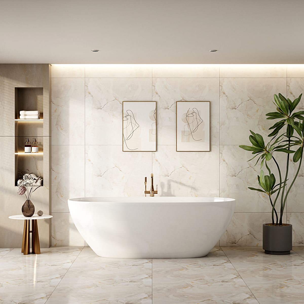 Pilato Freestanding Bathtub