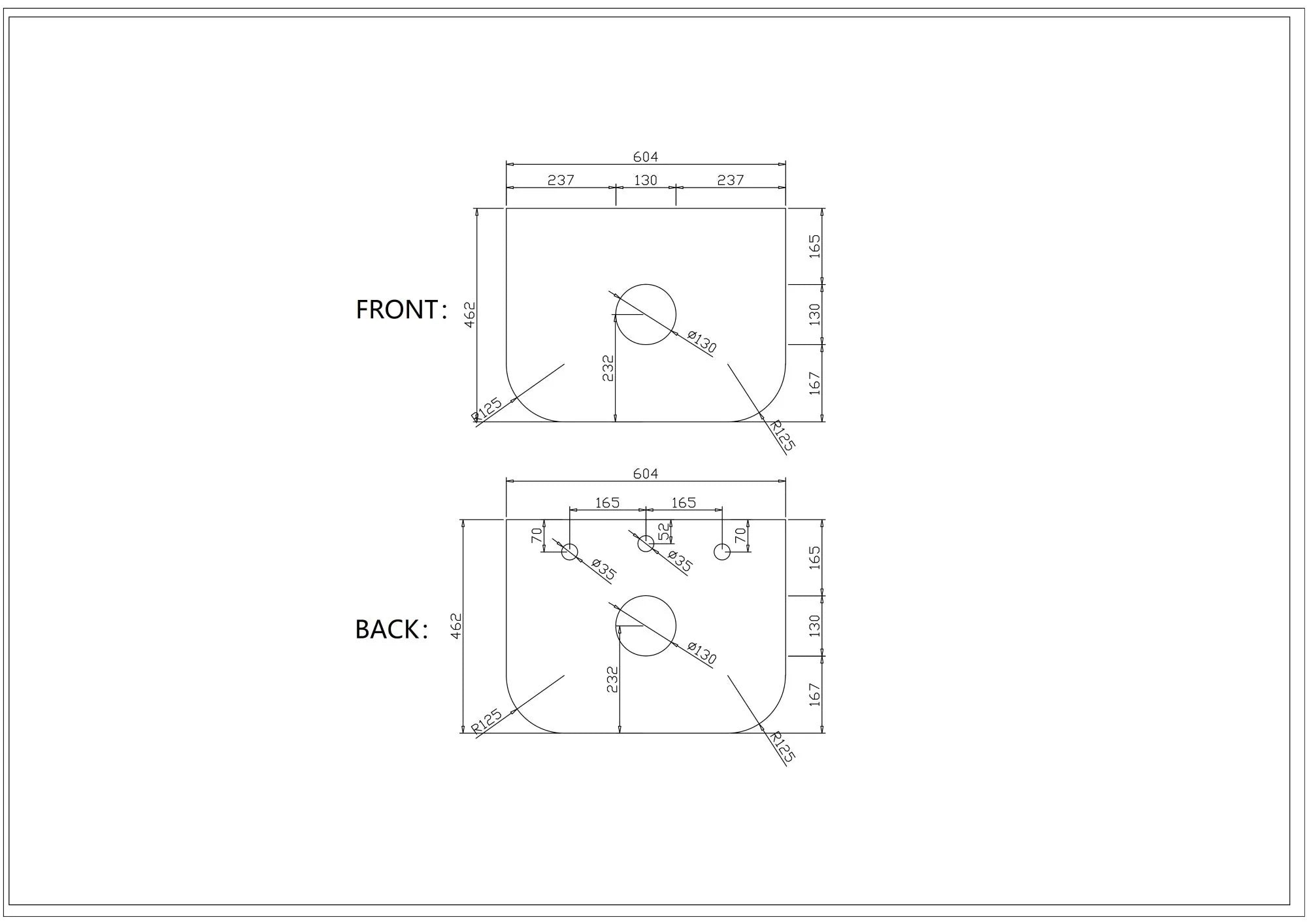 Rome 600mm Wall-Hung Cabinet - Matt White