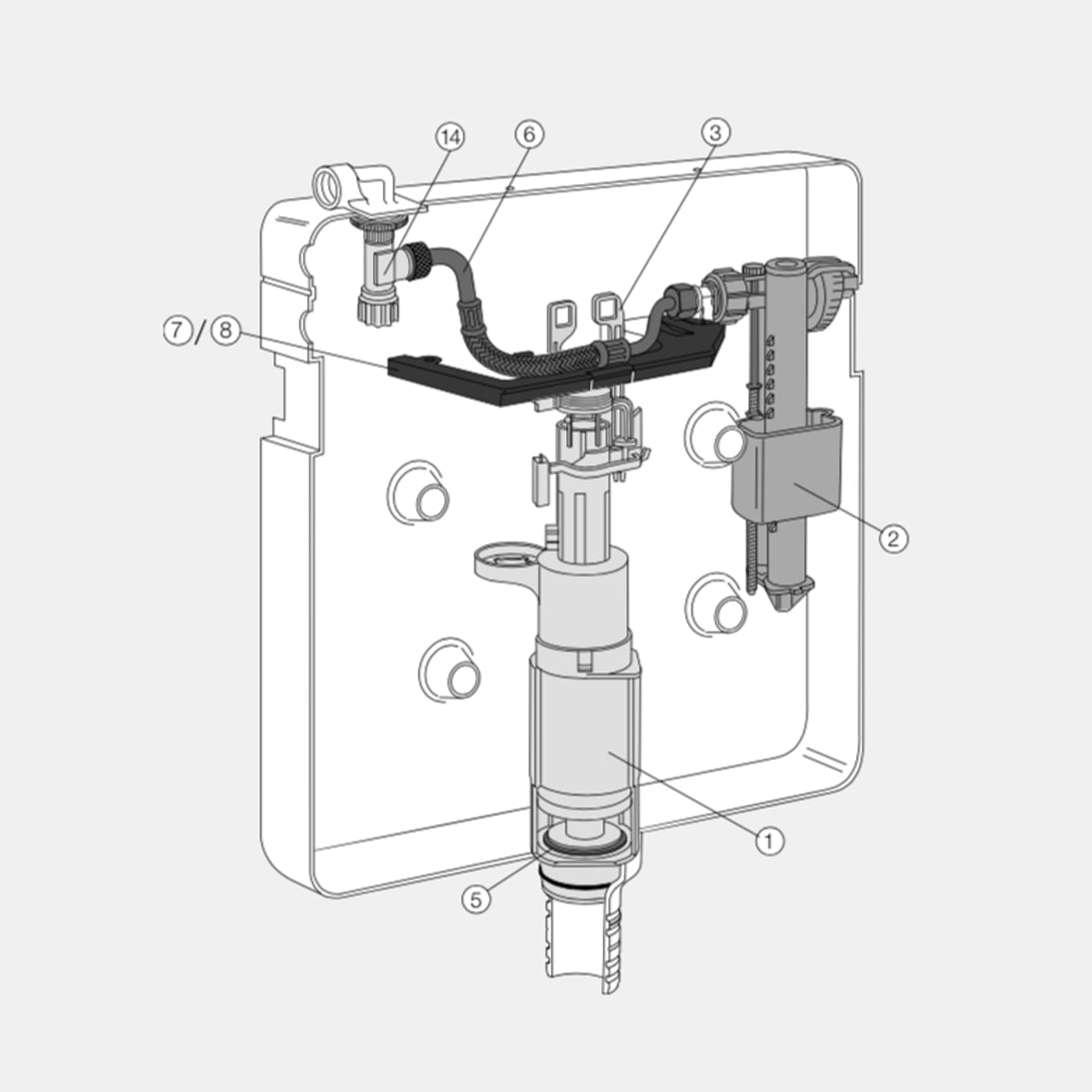 VALSIR TROPEA 2 - VS0866163 PNEUMATIC MECHANISM