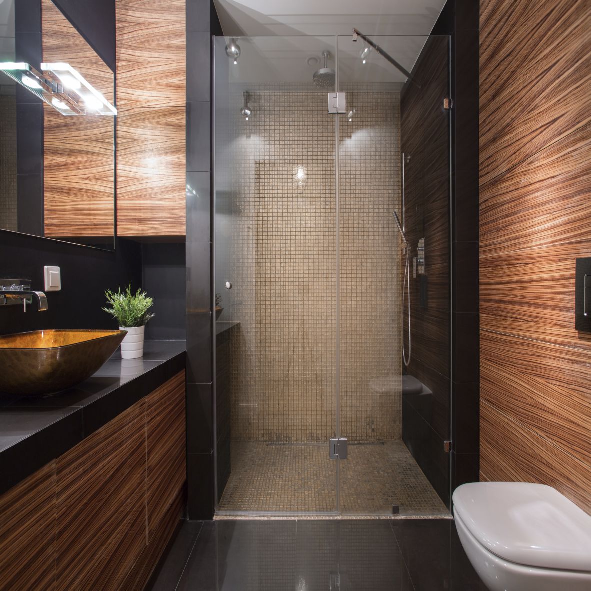 Verotti Home Frameless Wall-To-Wall 2 Panels
