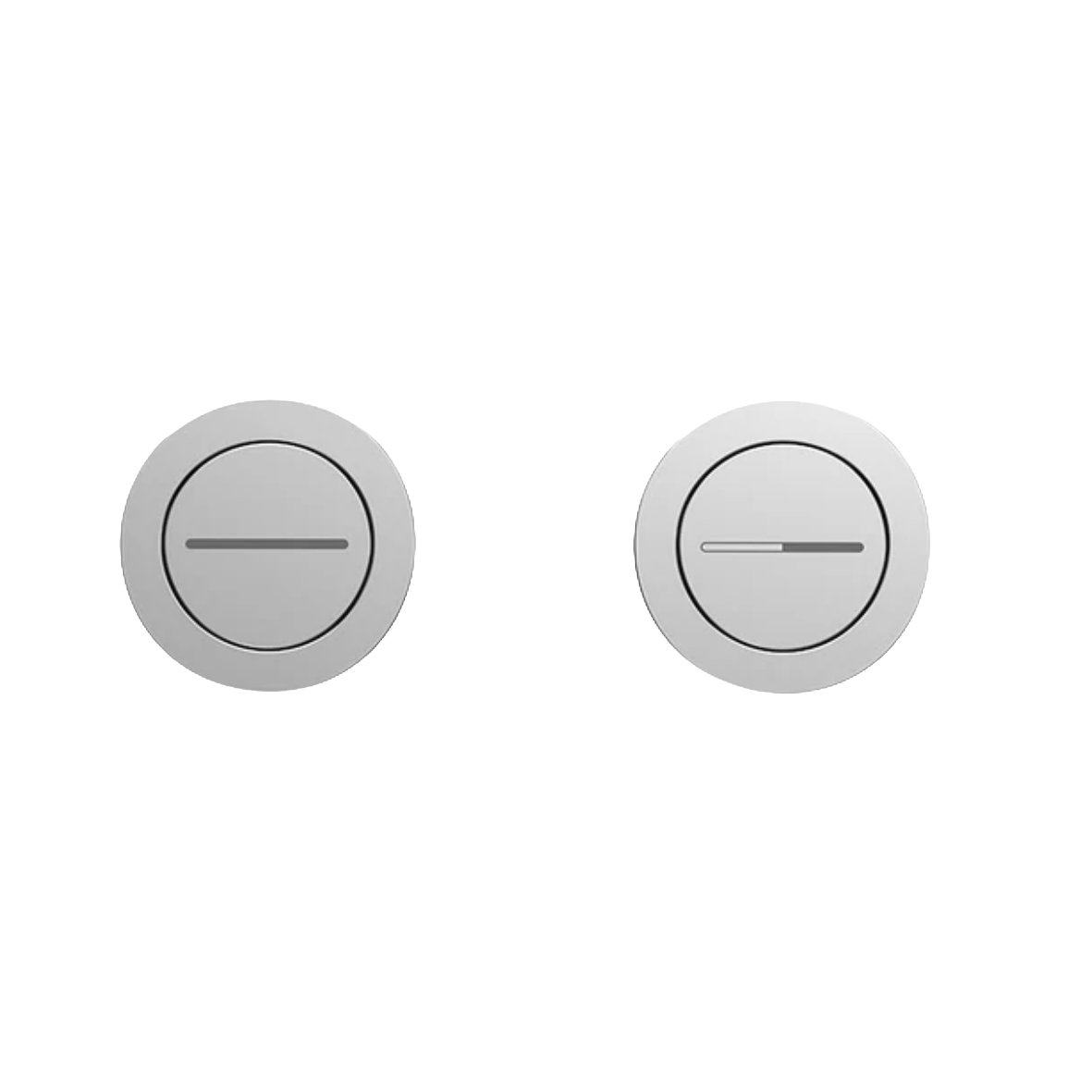 REMOTE ROUND FLUSH BUTTONS - Pneumatic