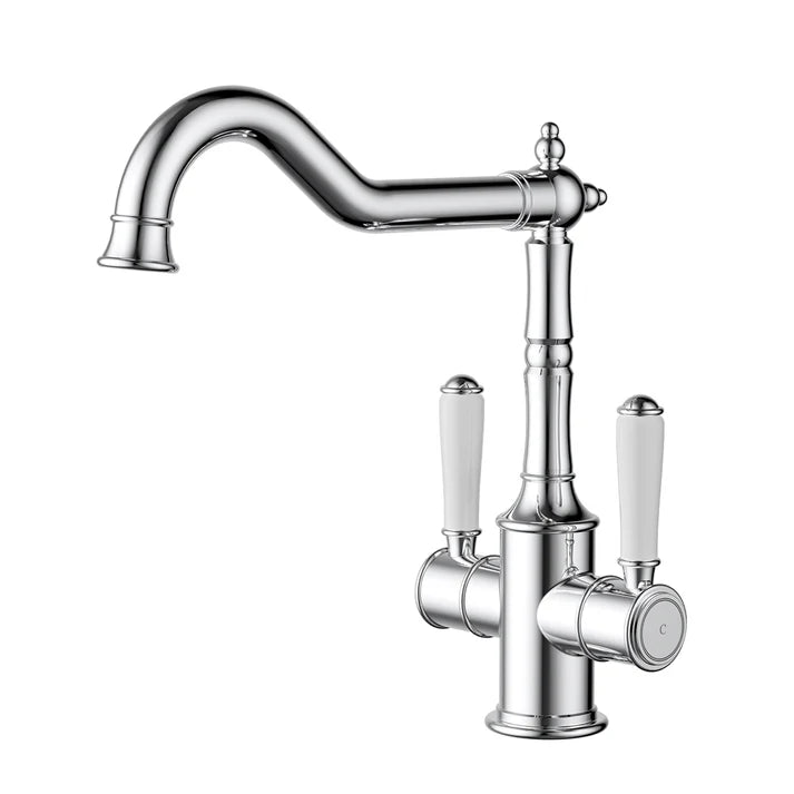 Clasico Sink Mixer Twin Handle / Ceramic Handle