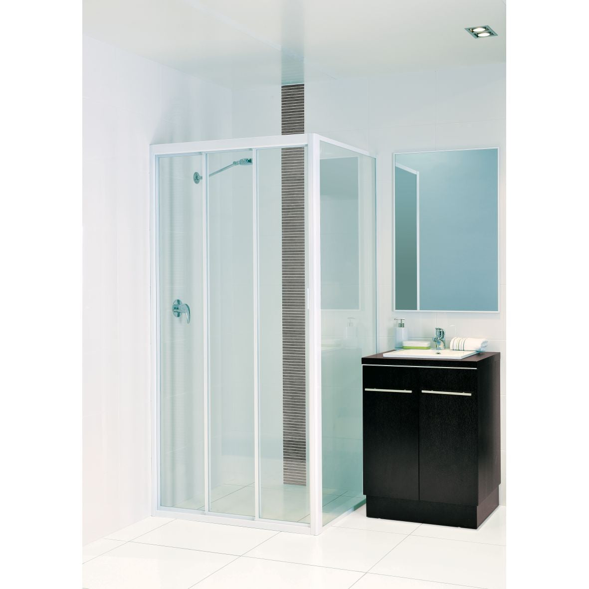 Custom Framed Sliding Corner Set-In (2 Door Sliding)